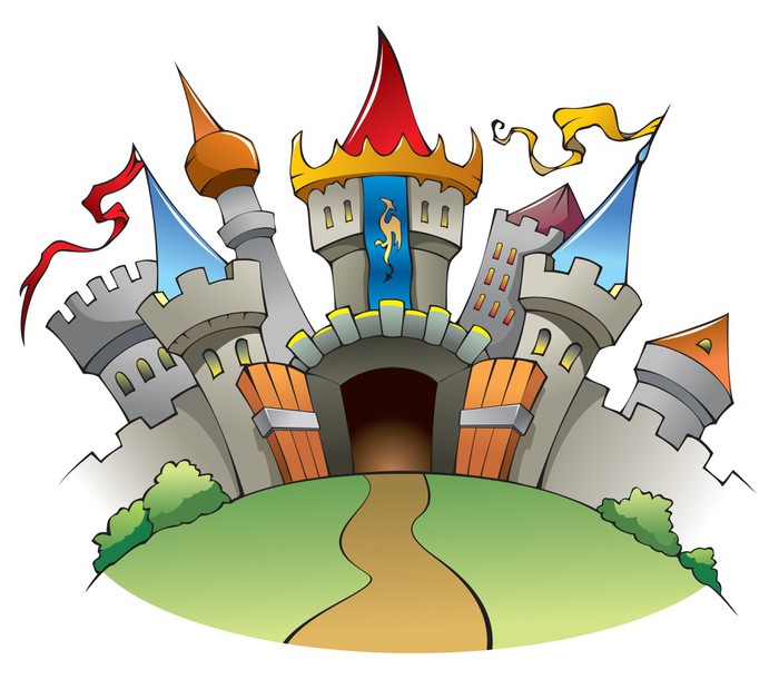 Resultado de imagen de castillos dibujos animados