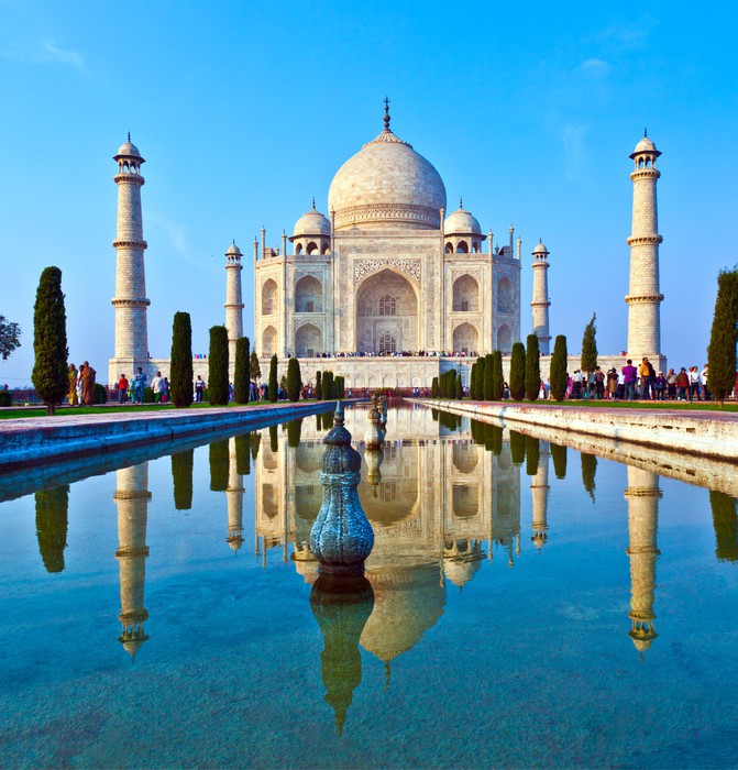 Fototapete Taj Mahal in Indien • Pixers® - Wir leben, um ...