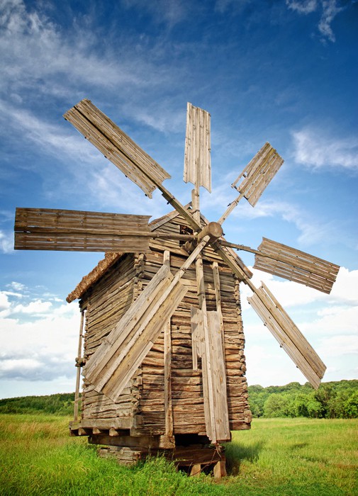 Fotomural Antiguos molinos de viento • Pixers® - Vivimos para cambiar