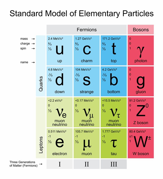 Standard Model Of Particle Physics Wallpaper