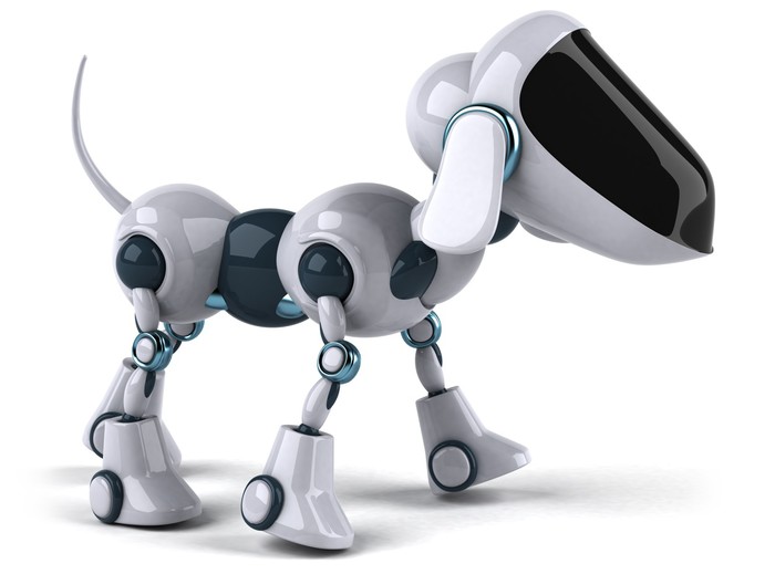 Fotomural Perro robot • Pixers® - Vivimos para cambiar