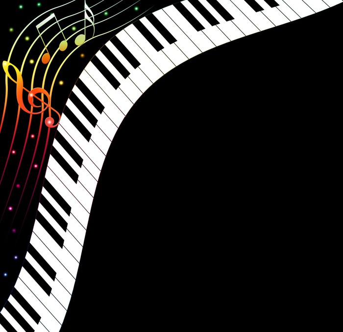 claviatura piano notes
