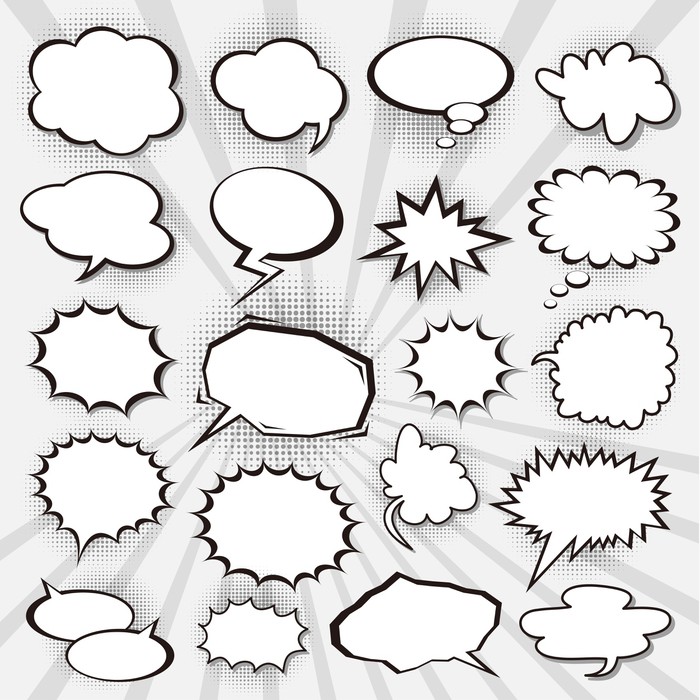 Fotomural Globo de cómic • Pixers® - Vivimos para cambiar