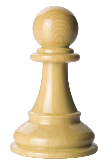 Cuadro en Lienzo Ajedrez peón blanco • Pixers® - Vivimos para cambiar