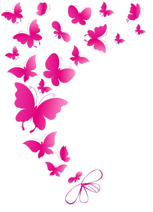 Vinilo Pixerstick Mariposa, mariposas vector • Pixers® - Vivimos para