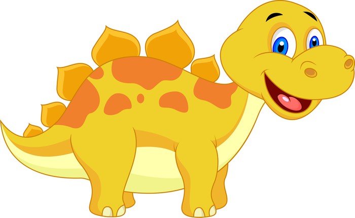 Fotomural Cute dibujos animados dinosaurio • Pixers® - Vivimos para cambiar