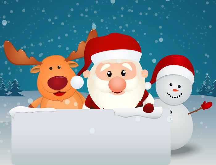RENNA BABBO NATALE E PUPAZZO DI NEVE IN ZUCCHERO E GELATINA 3 PZ