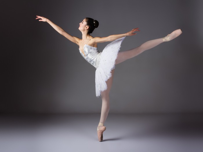 Ballerini Di Balletto Ragazza Adesivi Murali Fiori Di Pianoforte