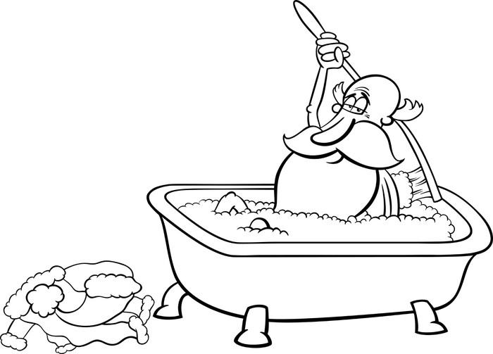 santa taking bath coloring page Wall Mural • Pixers® • We live to change santa taking bath coloring page Wall Mural • Pixers® • We live to change