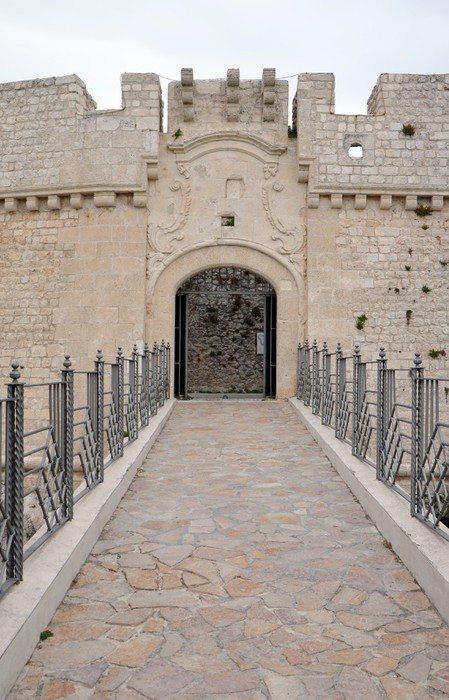 Entrance To The Monte Sant Angelo Castle Wall Mural Pixers We Entrance To The Monte Sant Angelo Castle Vinyl Wall Mural Europe