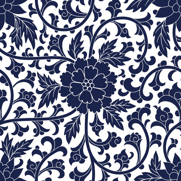 Seamless chinese pattern Wallpaper • Pixers® • We live to change