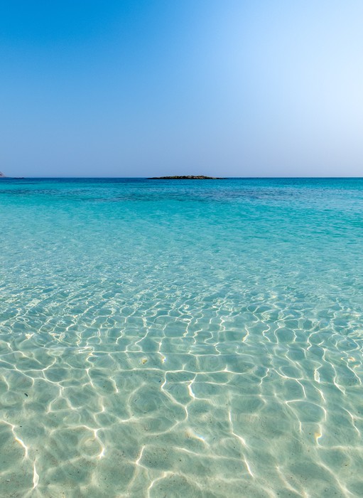 Spiaggia Di Elafonissi Creta Grecia Sticker Pixerstick