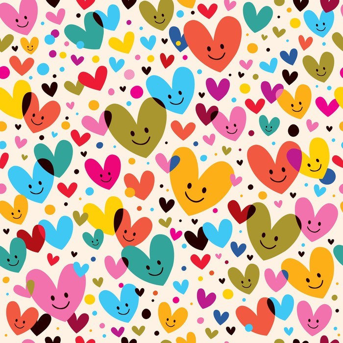  Papier  Peint Motif  de coeurs  Pixers  Nous vivons pour 