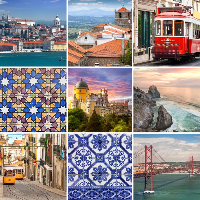 Portugese Travel Collage Portugese Travel Collage