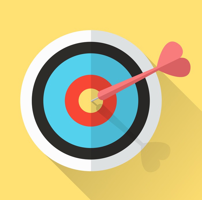 Dart Hitting A Target Business Successful Concept Wall Mural Pixers We Live To Change