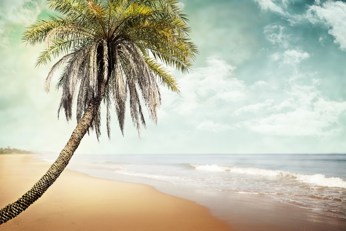 Get Bureau theme plage HD