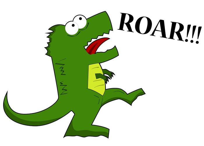 Fototapete Dino Cartoon • Pixers® - Wir leben, um zu verändern