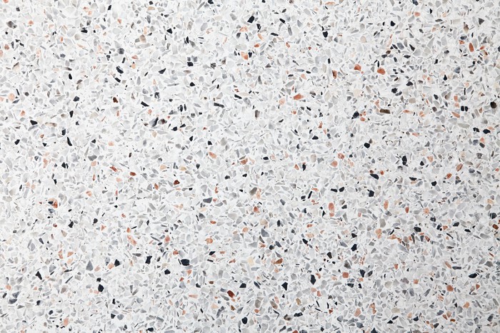 White Terrazzo Floor Background Vinyl Wall Mural White Terrazzo Floor Background Vinyl Wall Mural
