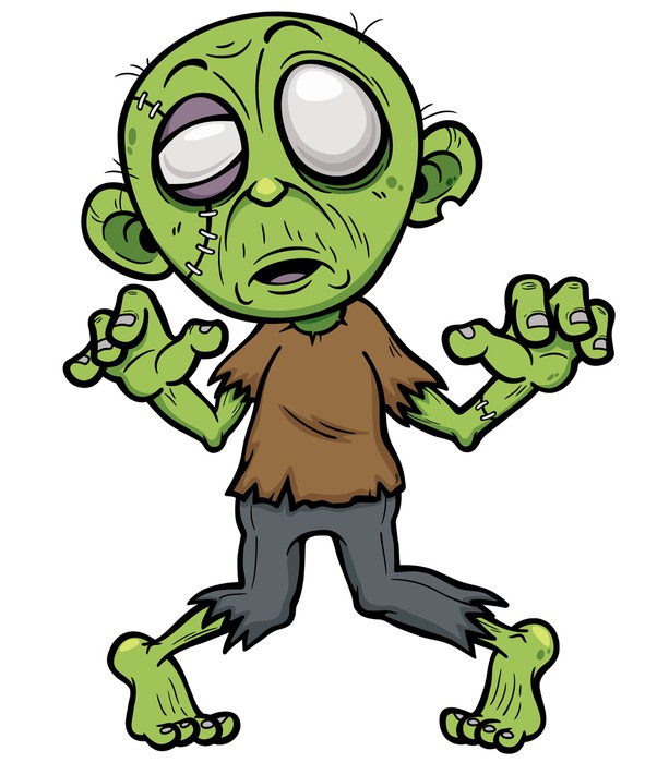 Resultado de imagen de dibujo zombie