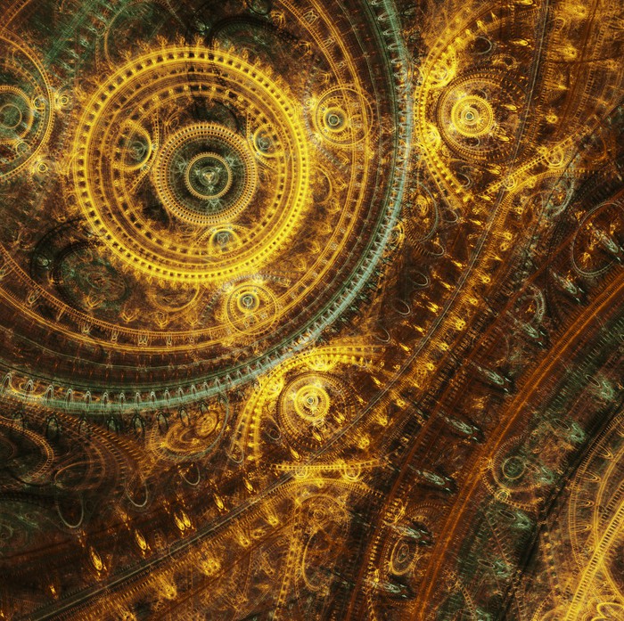 Fantasy steampunk design Wall Mural • Pixers® • We live to change