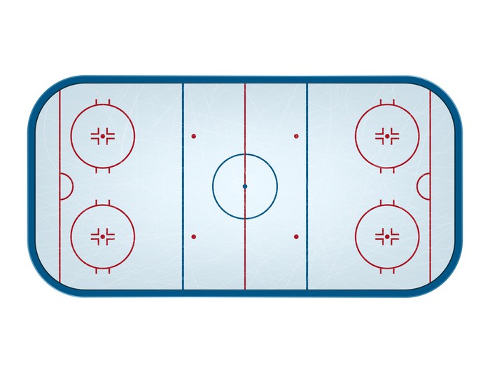 Hockey rink Wall Mural • Pixers® • We live to change