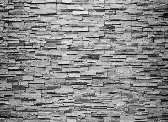 Vinilo Pixerstick Textura de la pared de piedra para el fondo • Pixers